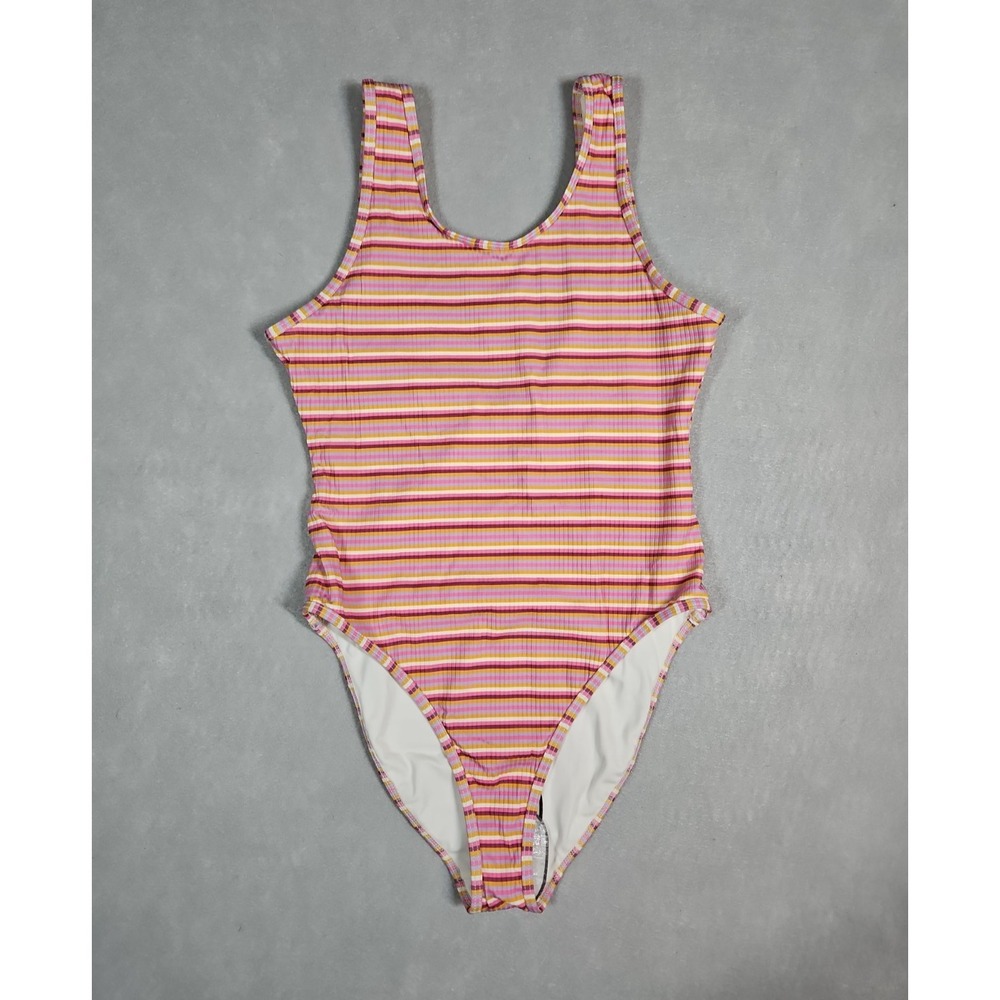 PacSun‎ Girls Striped One Piece Swimsuit Size Large (10) NWOT